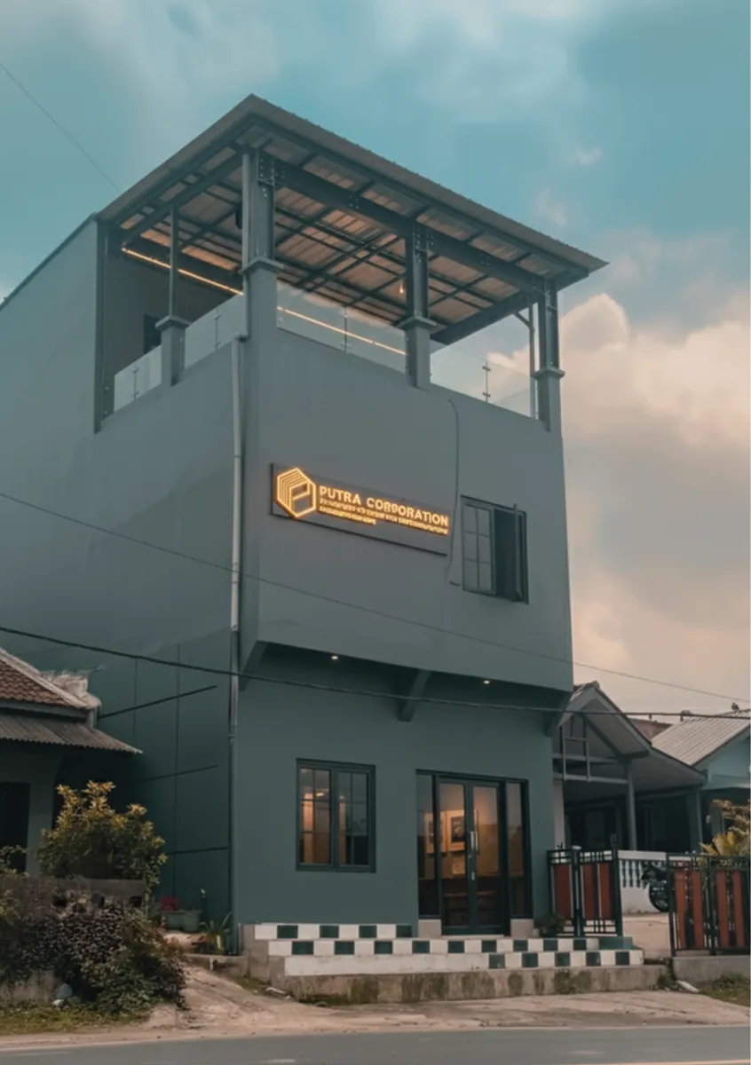 Gedung Putra Corporation sebagai representasi ekosistem produksi dan bisnis MKI